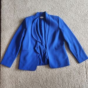 Tahari Arthur S. Levine Gorgeous Royal Blue Jacket Blazer Size 16